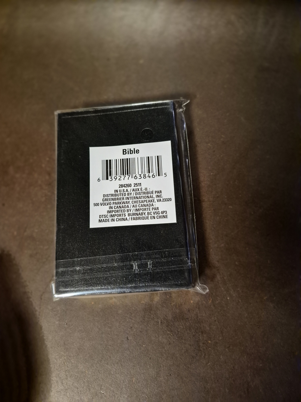 Holy Bible New Testament KJV Black Mini Leatherette 4.5” x 3” Wrapped in Plastic - Picture 3 of 3